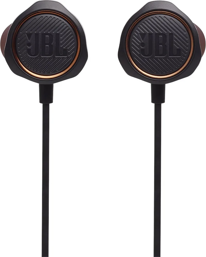Quantum 50 - Bedrade Oordopjes met Microfoon - 3.5 mm In-ear Headset voor iPhone, Samsung, PS5, Xbox & Laptop - Gaming & Dagelijks Gebruik van JBL, Zwart – cover