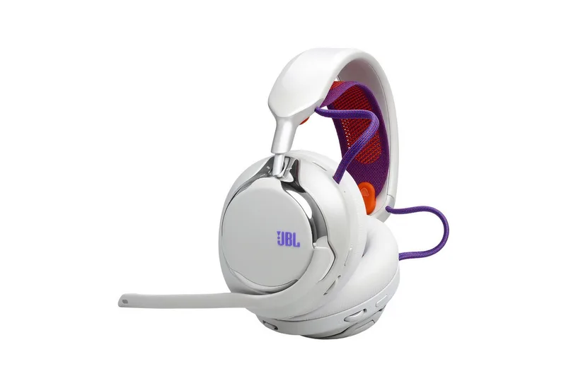 Quantum 950 Gaming-Headset (Active Noise Cancelling (ANC), Freisprechfunktion, A2DP Bluetooth, Kabelloses Gaming-Headset für mehrere Plattformen mit Noise-Cancelling) by JBL, White – cover
