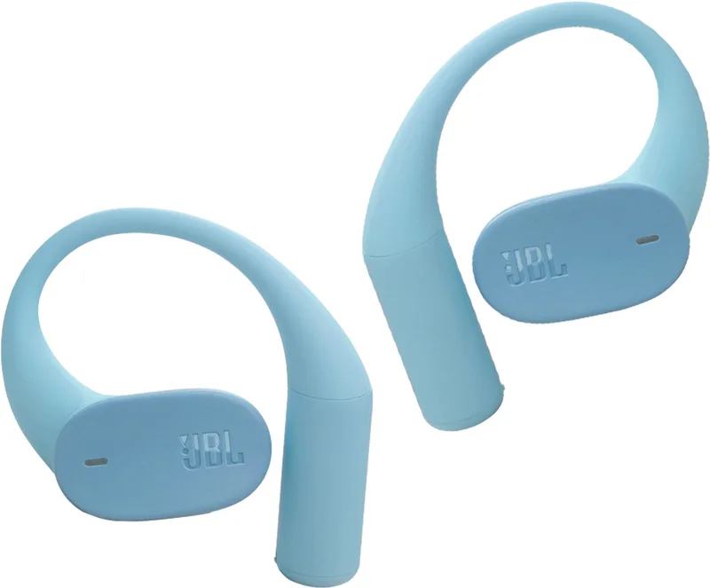 Sense Lite - Open ear Oordopjes - Oortjes Draadloos - Bluetooth - Sport Oordopjes - Sporten - Hardlopen - 32 uur - Spatwaterdicht - IP54 van JBL, Blauw – cover