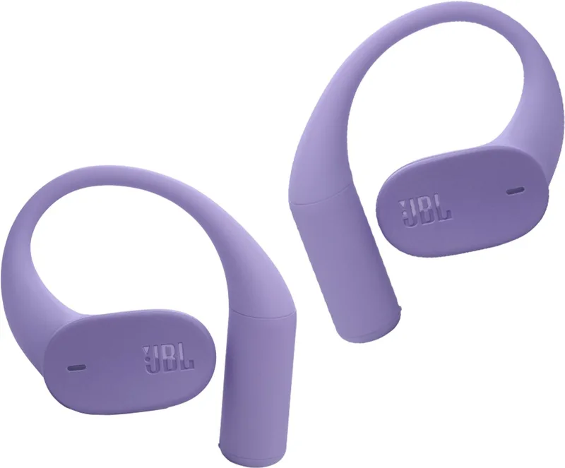 Sense Lite - Open ear Oordopjes - Oortjes Draadloos - Bluetooth - Sport Oordopjes - Sporten - Hardlopen - 32 uur - Spatwaterdicht - IP54 van JBL, Paars – cover
