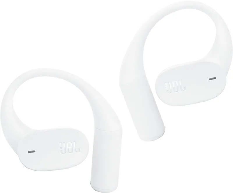 Sense Lite - Open ear Oordopjes - Oortjes Draadloos - Bluetooth - Sport Oordopjes - Sporten - Hardlopen - 32 uur - Spatwaterdicht - IP54 van JBL, Wit – cover