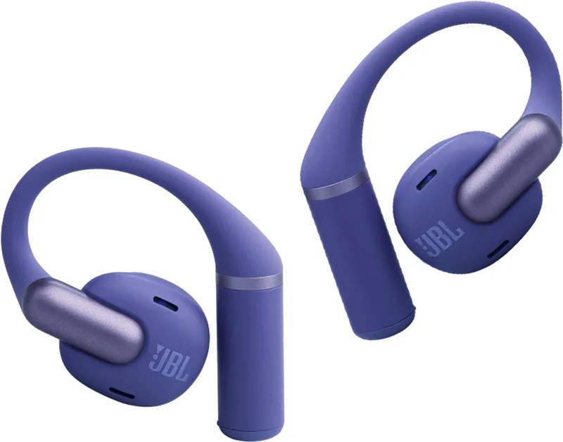 Sense Pro - Open Ear Oordopjes - Oortjes Draadloos - Sport Oordopjes - Bluetooth - Sporten - Hardlopen - 38 uur - Spatwaterdicht - IP54 - Oorhaak van JBL, Blauw – cover