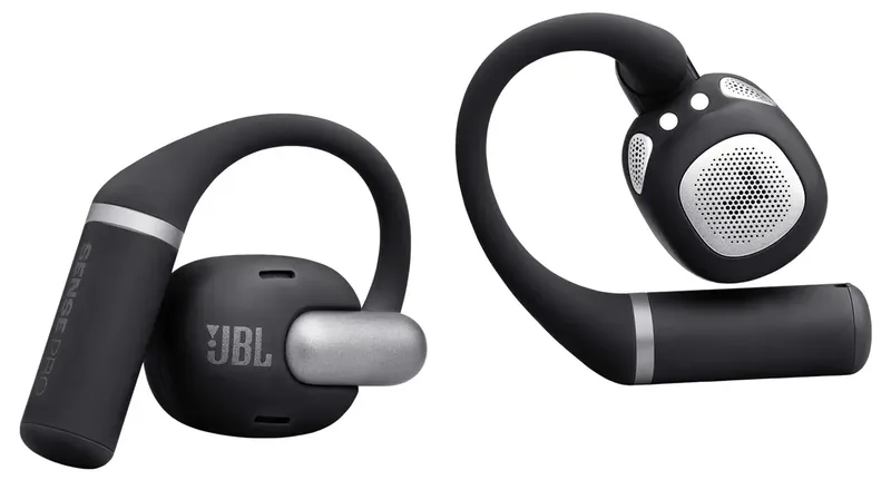 Sense Pro - Open Ear Oordopjes - Oortjes Draadloos - Sport Oordopjes - Bluetooth - Sporten - Hardlopen - 38 uur - Spatwaterdicht - IP54 - Oorhaak by JBL, Black – cover 2 of 2