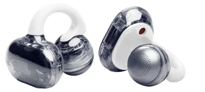 Soundgear Clips - Open ear Oortjes - Oortjes Draadloos - Sport Oordopjes - Bluetooth - Sporten - Hardlopen - 32 uur - Spatwaterdicht - IP54 - Oorclips van JBL, Wit – cover 2 van 2