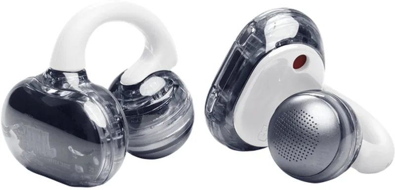 Soundgear Clips - Open ear Oortjes - Oortjes Draadloos - Sport Oordopjes - Bluetooth - Sporten - Hardlopen - 32 uur - Spatwaterdicht - IP54 - Oorclips by JBL, White – cover