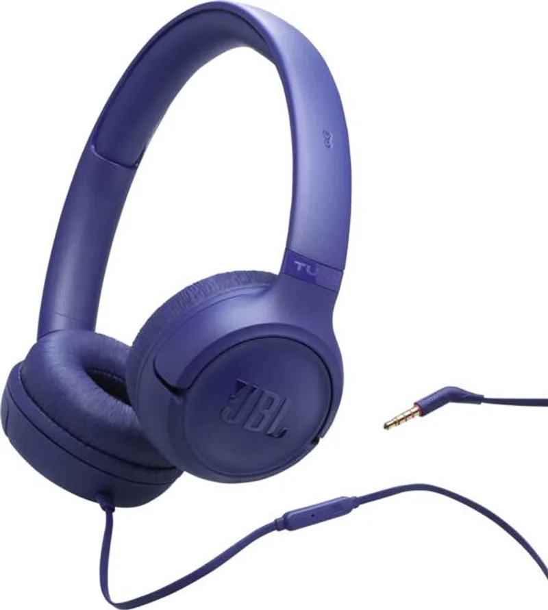 Tune 530 - Bedrade On-ear Koptelefoon - Hoofdtelefoon met Kabel & Microfoon - 3.5 mm Aansluiting by JBL, Blue – cover