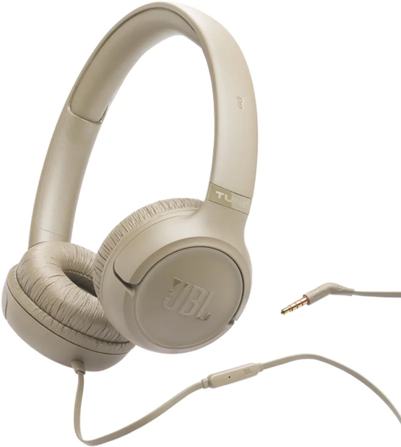 Tune 530 - Bedrade On-ear Koptelefoon - Hoofdtelefoon met Kabel & Microfoon - 3.5 mm Aansluiting by JBL, Mocha Mousse – cover