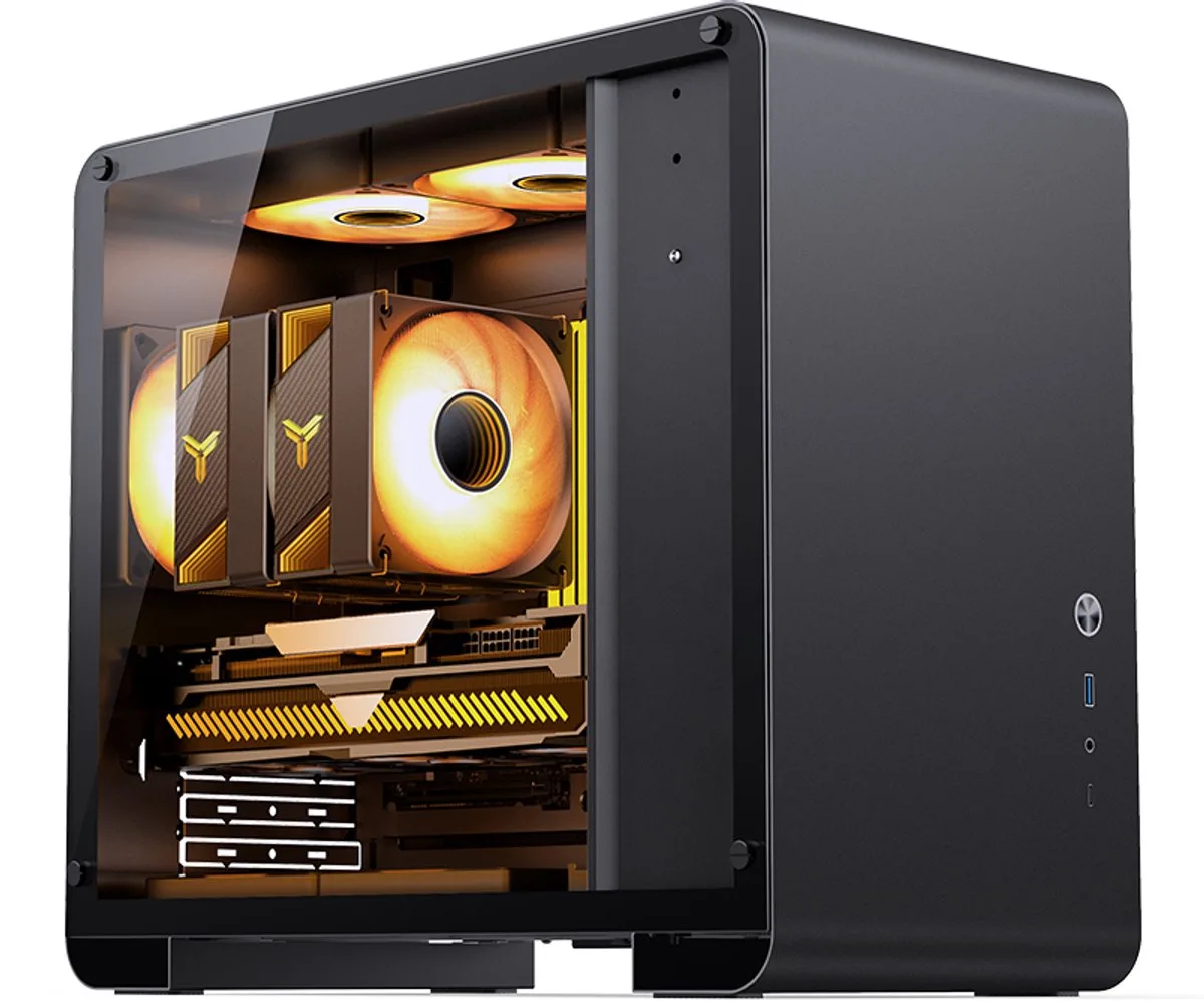 Boîtier Pc U4 Mini de Jonsbo, Noir – jaquette
