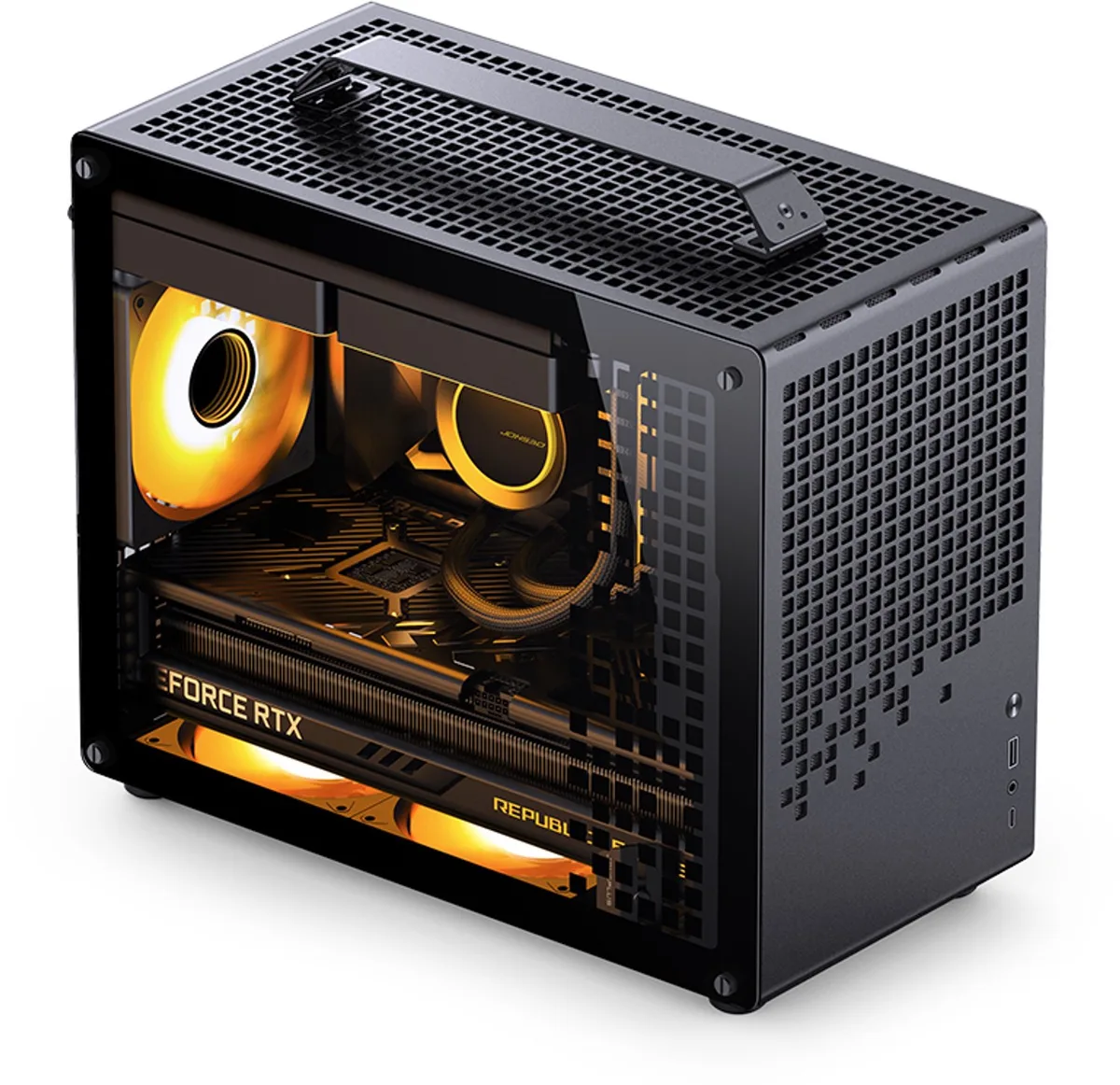 Jonsplus Boîtier Pc Z20 de Jonsbo, Noir – jaquette