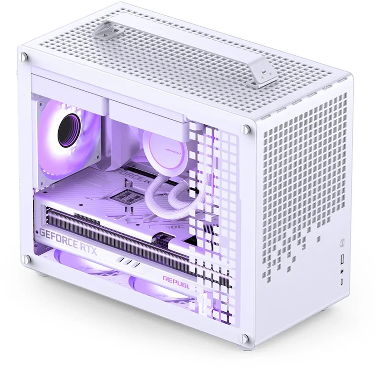 Jonsplus Z20 Pc-tårnhus fra Jonsbo, Hvid – cover