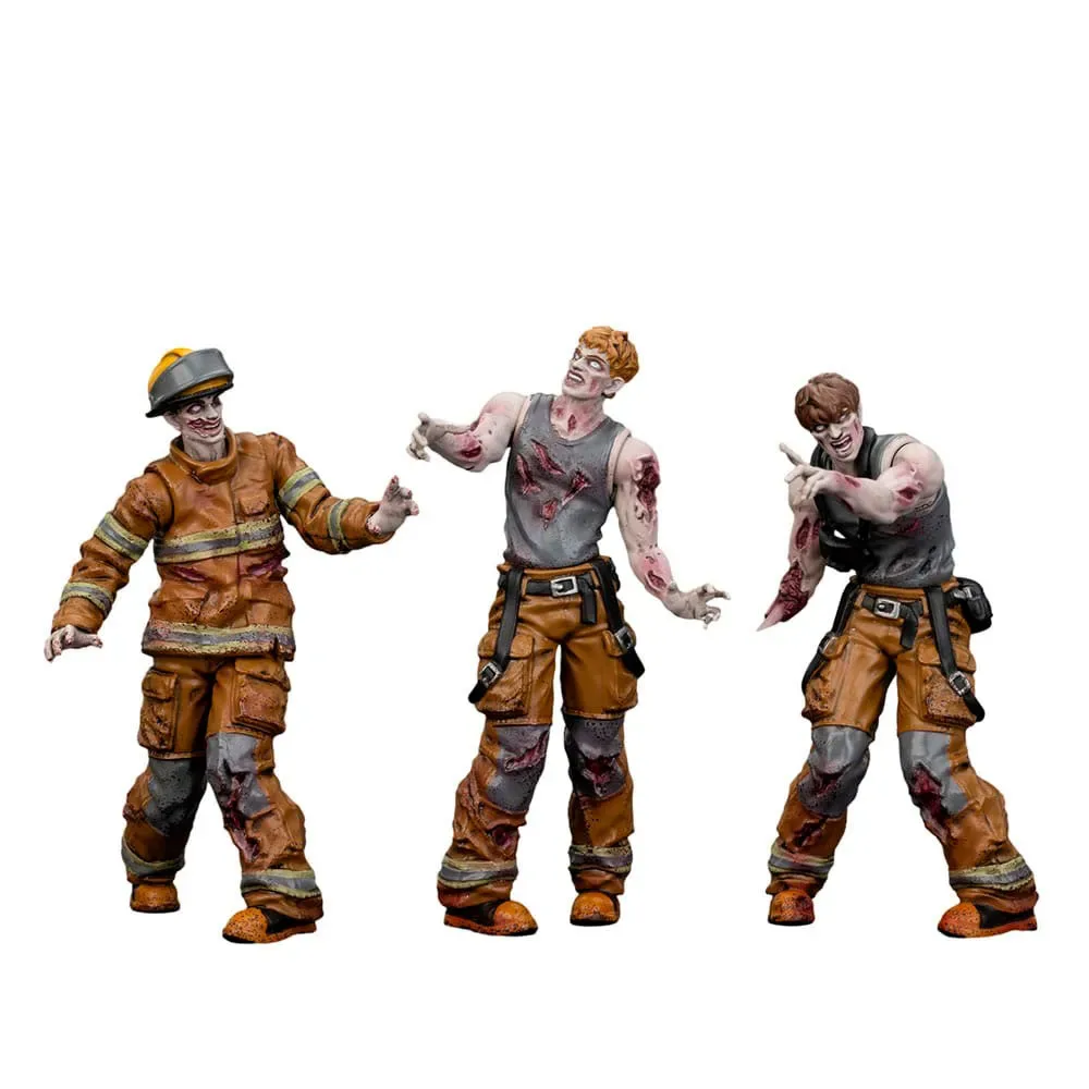Pack De 3 Figurines Pompiers Zombies Dark Source 8 Cm de Joy Toy – jaquette