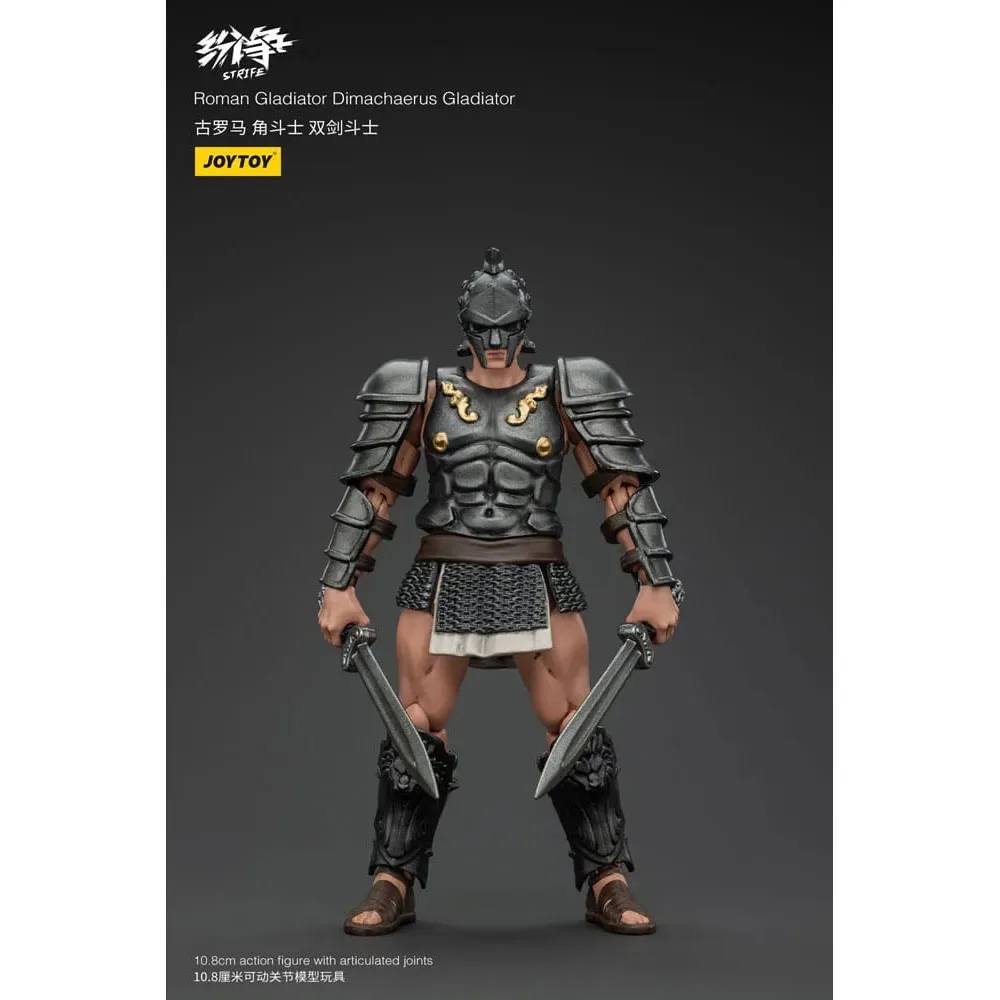Gladiator Strife 1/18 Romersk Dimachaerus Actionfigur 11 Cm fra Joy Toy – cover
