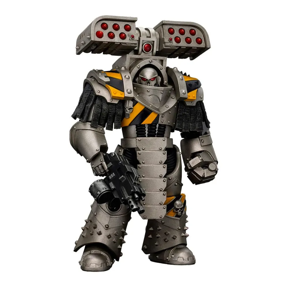 Warhammer L´hérésie D´horus Guerriers Tyrant Siege Avec Lance-roquettes Figurine 1/18 Terminator Fer 14 Cm de Joy Toy – jaquette