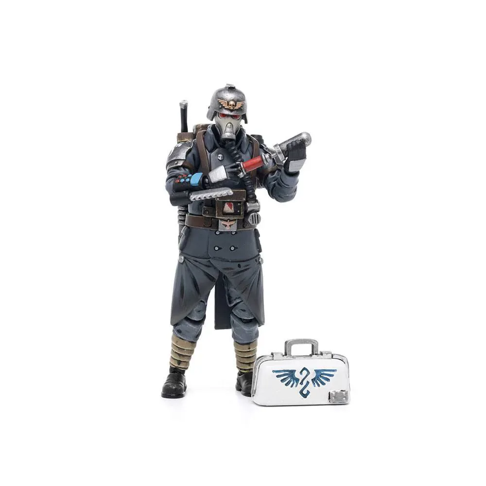 Warhammer 40k 1/18 Death Korps Of Krieg Veteran Squad Guardsman Medic Figur fra Joy Toy – cover