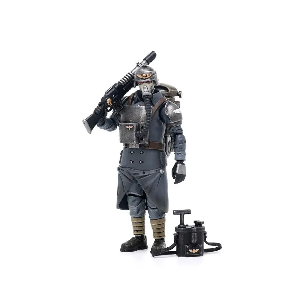 Warhammer 40k 1/18 Death Korps Of Krieg Veteranen Squad Wachter Demolitie Specialist Actiefiguur 10 Cm de Joy Toy – jaquette