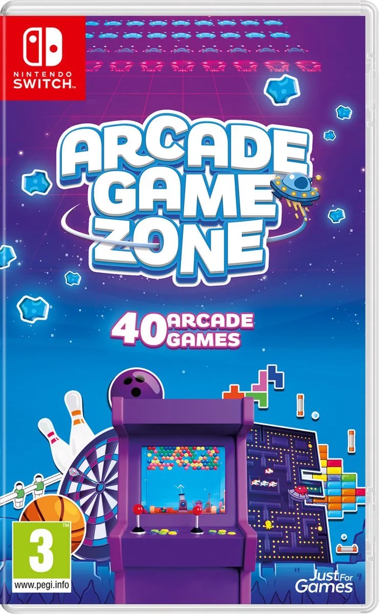 Arcade Game Zone - 40 arcade spellen van Just for Games, Nintendo Switch – cover