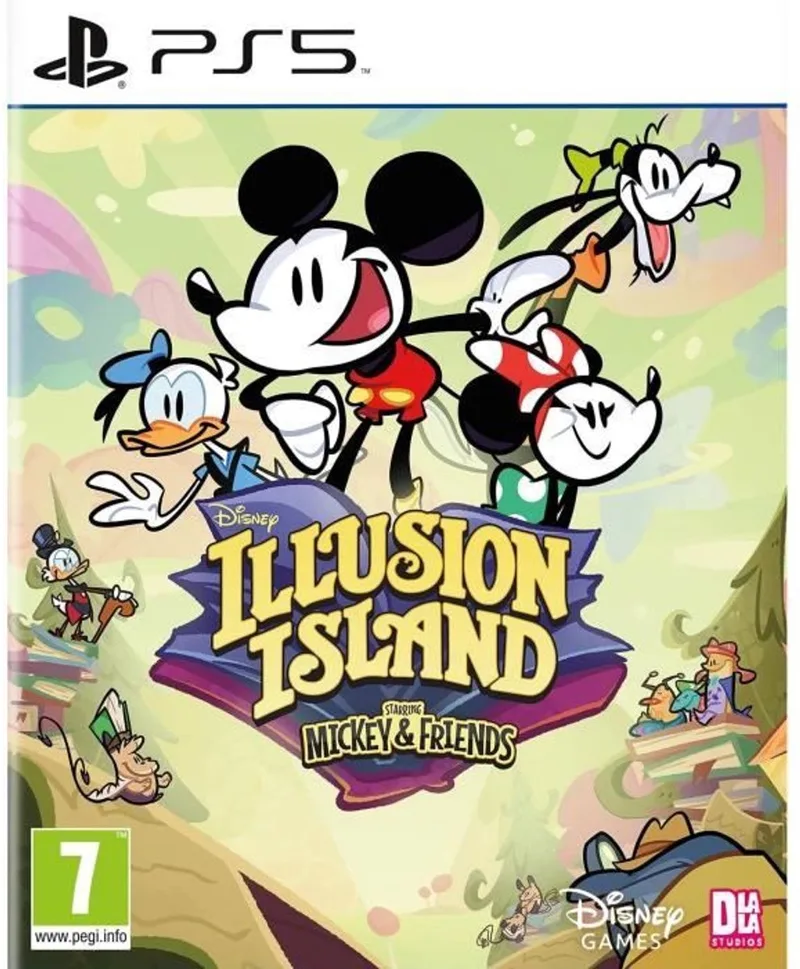 Disney Illusion Island met Mickey en zijn vrienden van Just for Games, PS5 – cover