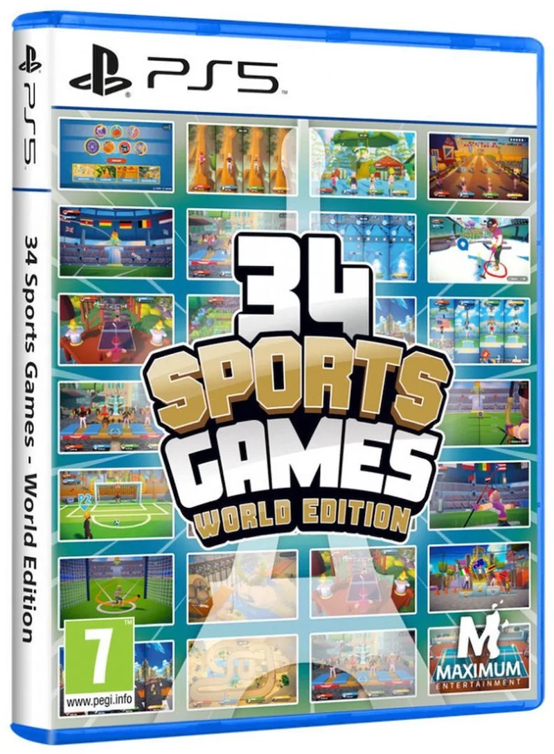 JUST FOR GAMES – 34 Sports Games – PS5 – World Edition – Sport van Just for Games, PS5 – cover