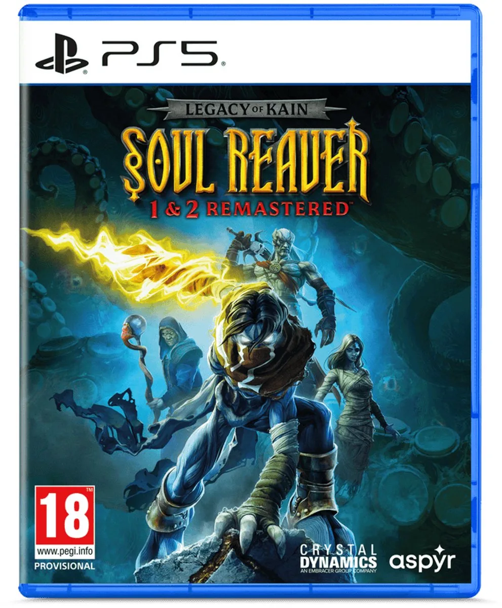 Legacy of Kain Soul Reaver 1&2 Remastered (PS5) Remasterd från Just for Games, PS5 – omslag