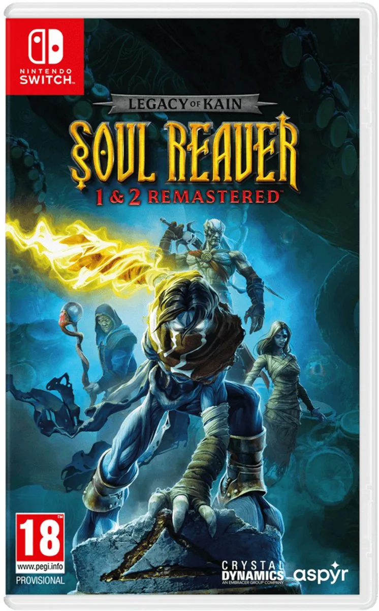 Legacy of Kain Soul Reaver 1&2 Remastered (Switch) Remasterd från Just for Games, Nintendo Switch – omslag