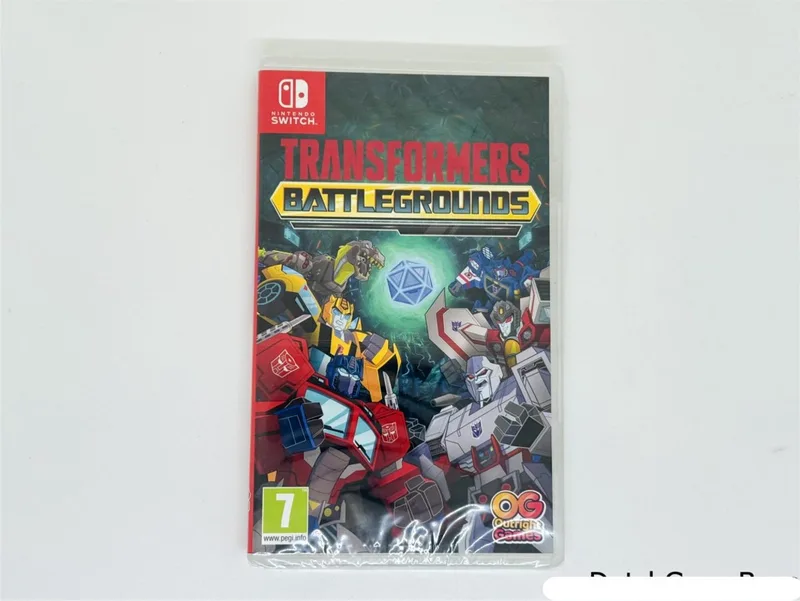 Nintendo Switch - Transformers - Battlegrounds - New & Sealed van Just for Games, Nintendo Switch – cover