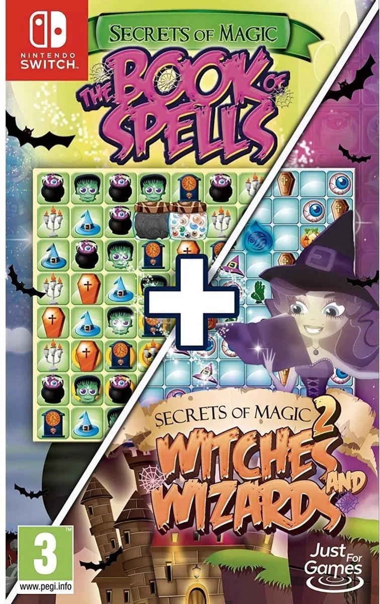 Secrets of Magic 1+2 - Switch - Code in box de Just for Games, Nintendo Switch – jaquette