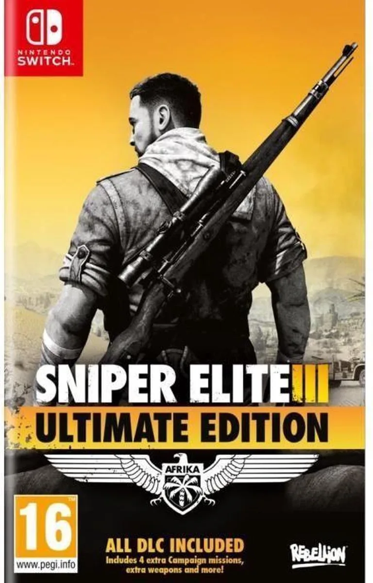 Sniper Elite 3 Ultimate Edition van Just for Games, Nintendo Switch – cover