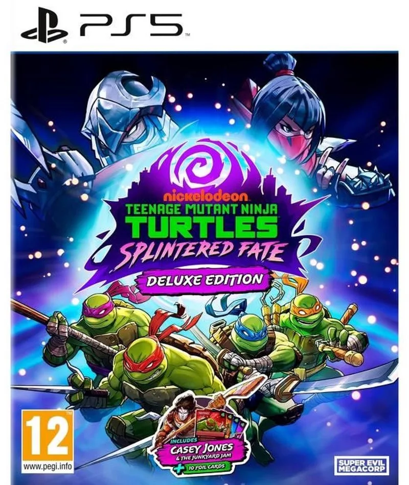 TMNT Splintered Fate - Deluxe Editie van Just for Games, PS5 – cover