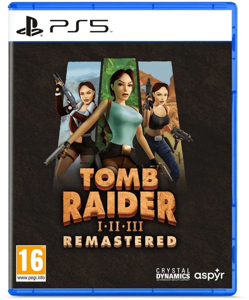 Tomb Raider I-II-III Remastered Starring Lara Croft de Just for Games, PS5 – jaquette