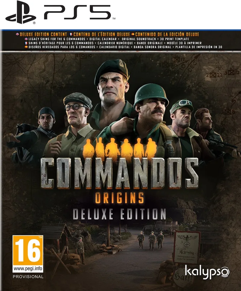 Kalypso Commandos: Origins - Deluxe Edition by Kalypso Media, PS5 – cover