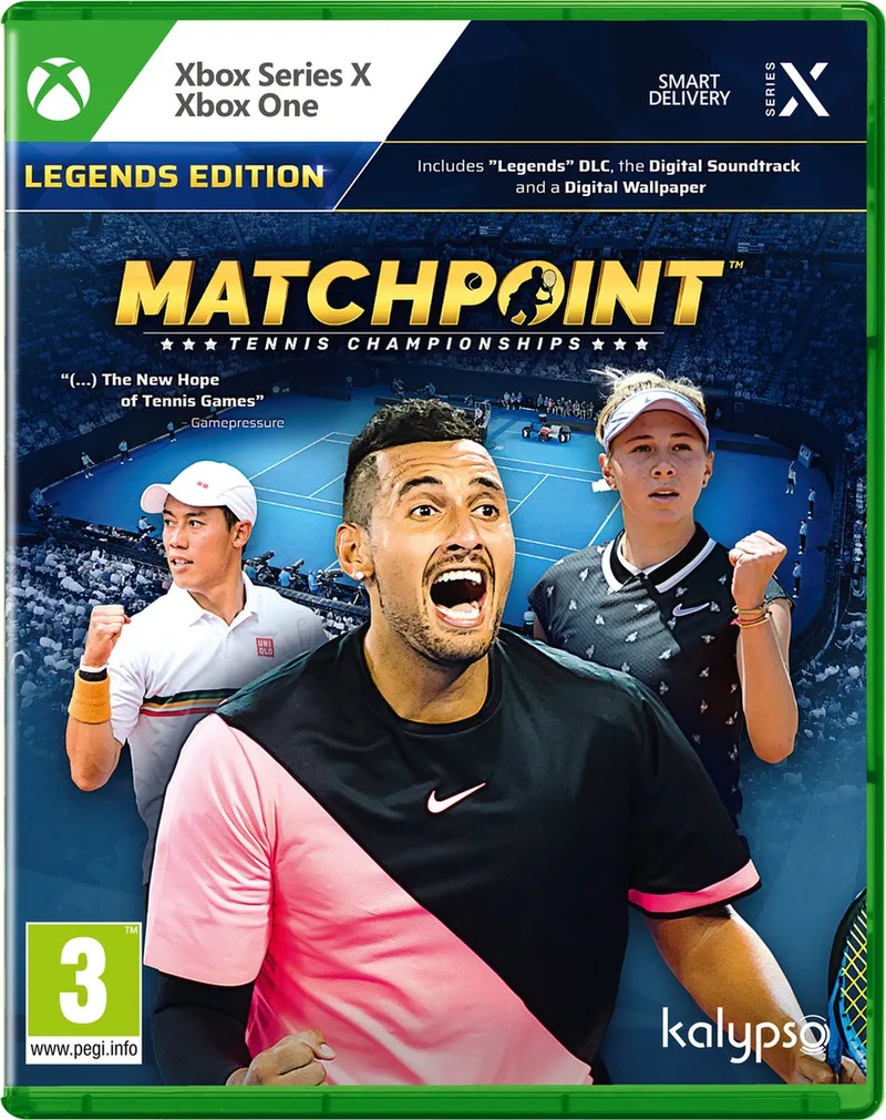 Matchpoint - Tennis Championships Legends Edition van Kalypso Media, Xbox Series X | S – cover