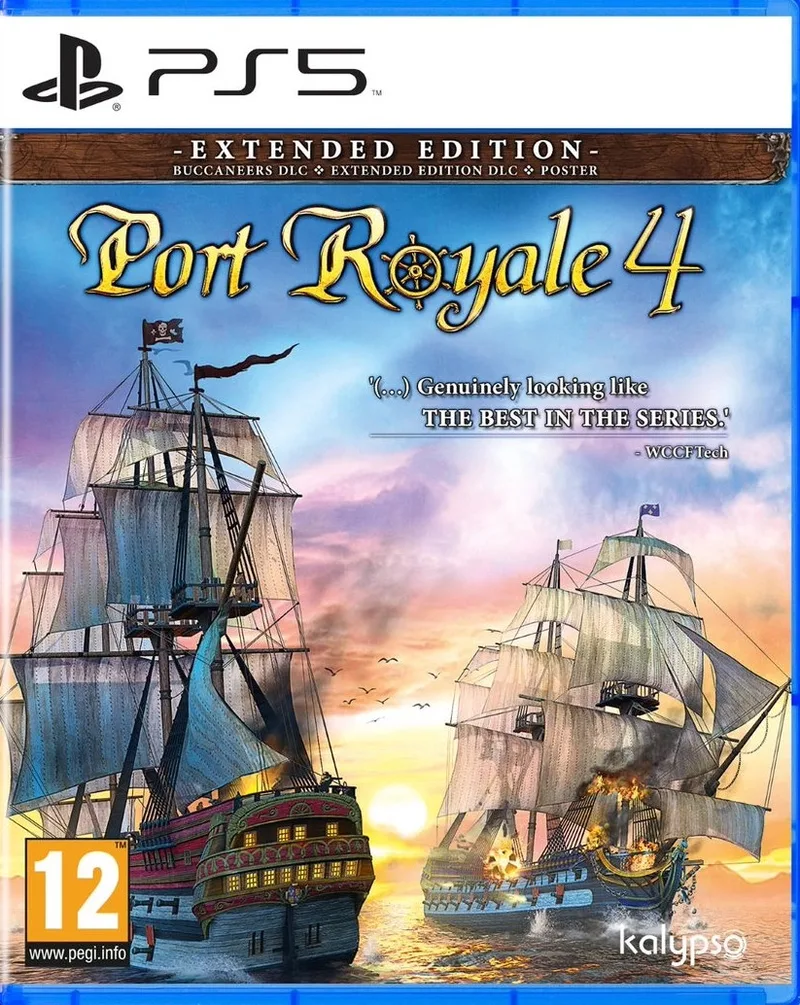 Port Royale 4 Extended Edition van Kalypso Media, PS5 – cover