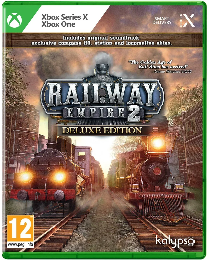 Railway Empire 2 - Deluxe Edition van Kalypso Media, Xbox Series X | S – cover