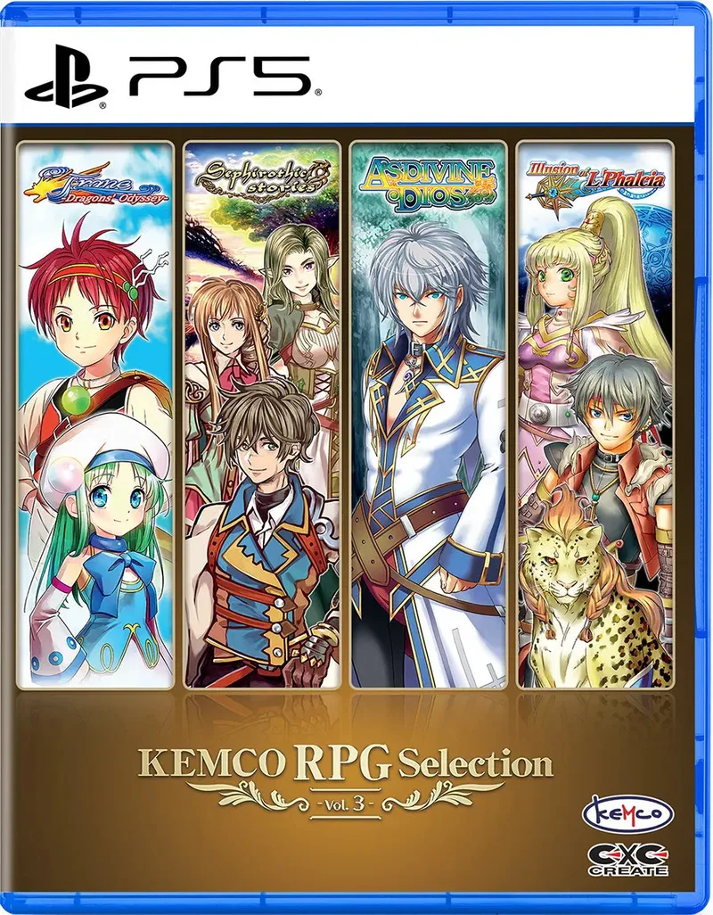 RPG Selection Vol. 3 by Kemco, PS5 – cover