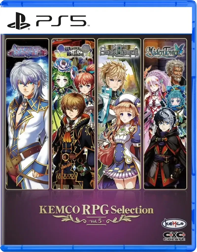 RPG Selection Vol. 5 de Kemco, PS5 – jaquette