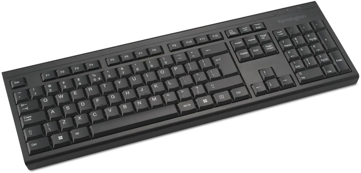 KB150 EQ Toetsenbord - QWERTY-Toetsenbord - Draadloos - 64% Gerecycled - Windows & Mac by Kensington, Black – cover