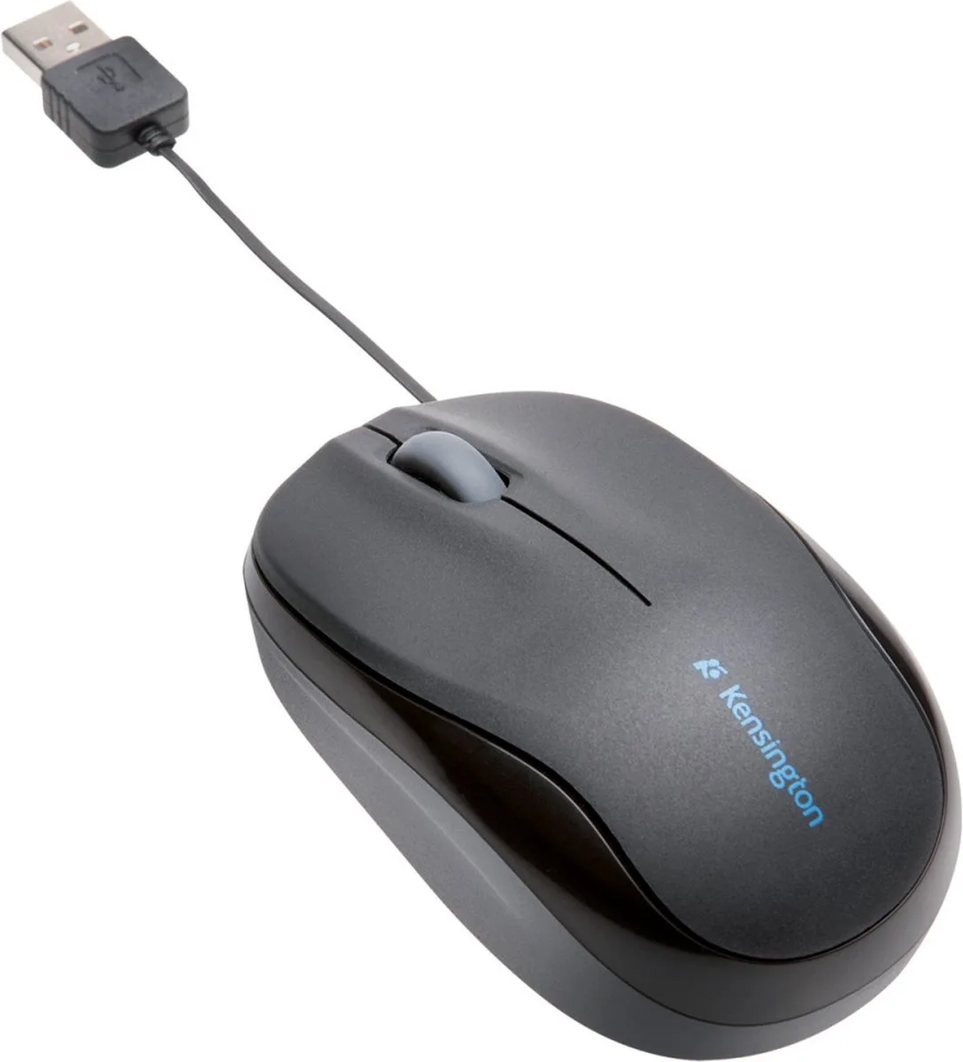 Souris Rétractable Profit de Kensington, Noir – jaquette