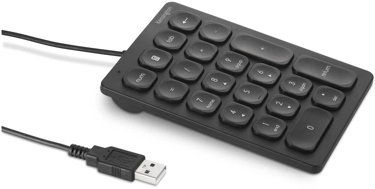 Toetsenpaneel - Numeriek Toetsenbord - USB-aansluiting by Kensington, Black – cover