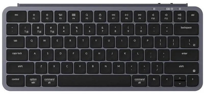 B1 Pro - Schaar Toetsenbord - Draadloos - US Qwerty - 75% - Space Grey van Keychron, Spacegrijs, US – cover