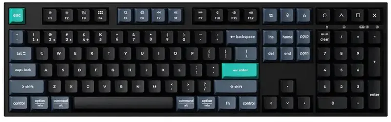 B36 draadloze toetsenbord van Keychron, Zwart – cover