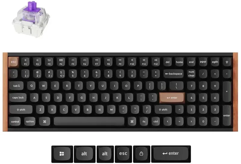 K4 HE toetsenbord Nebula special edition by Keychron, Black – cover