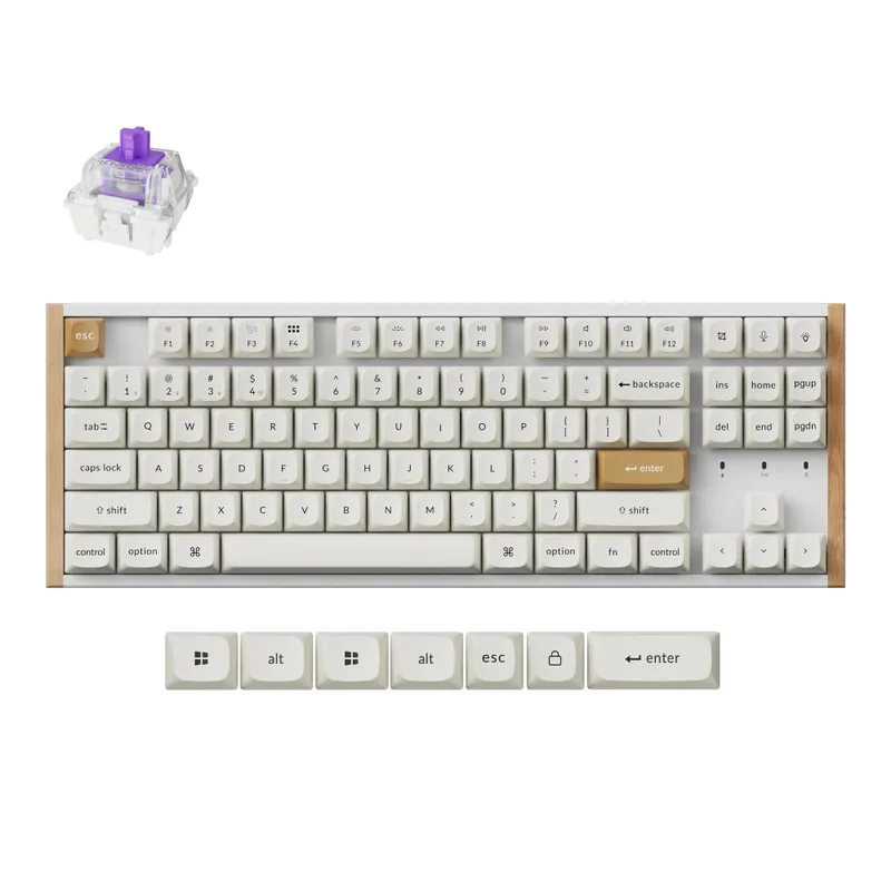 K8 HE Special Edition 80% White - Toetsenbord de Keychron – jaquette