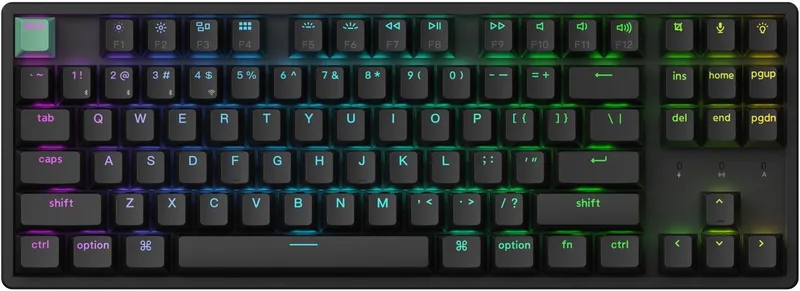 K8 HE Standard Edition - Gaming Toetsenbord - 80% - US QWERTY - Magnetisch - RGB de Keychron, Noir, US – jaquette