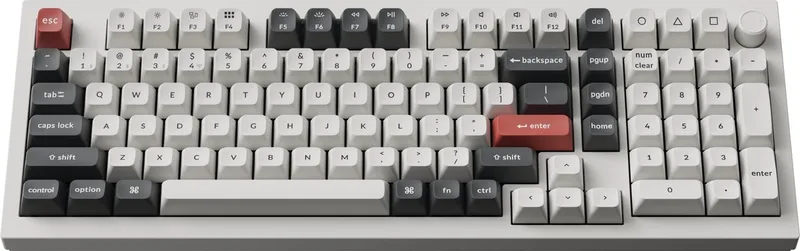 Q5 Ultra - Mechanisch Toetsenbord - Draadloos - US Qwerty - 96% - Banana Switch by Keychron, White, US – cover