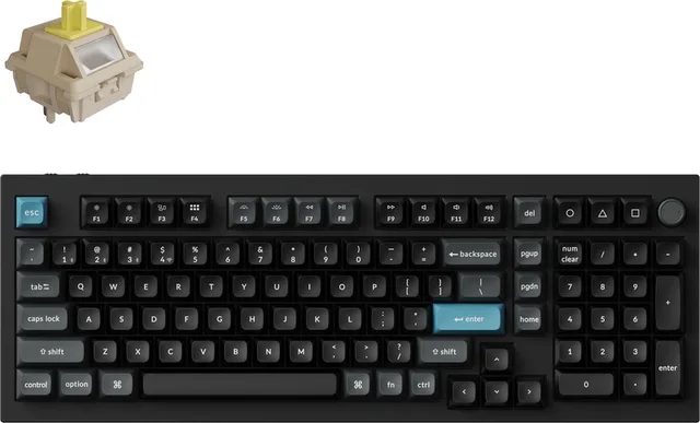 Q5 Ultra - Mechanisch Toetsenbord - Draadloos - US Qwerty - 96% - Banana Switch