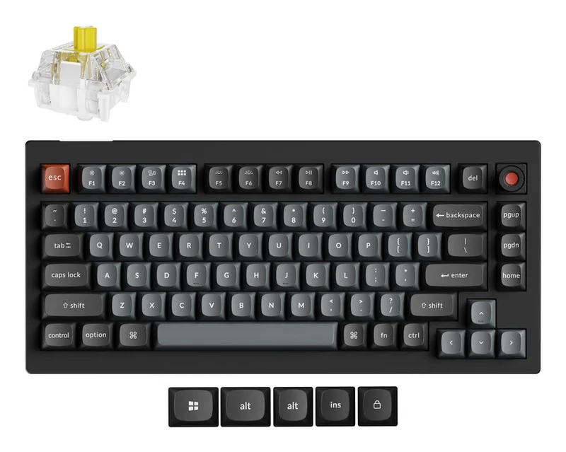 V1 8K QMK Wired - Toetsenbord de Keychron – jaquette