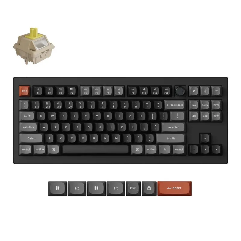 V5 Ultra 8K 96% Wireless Hot-Swap RGB - Toetsenbord van Keychron – cover
