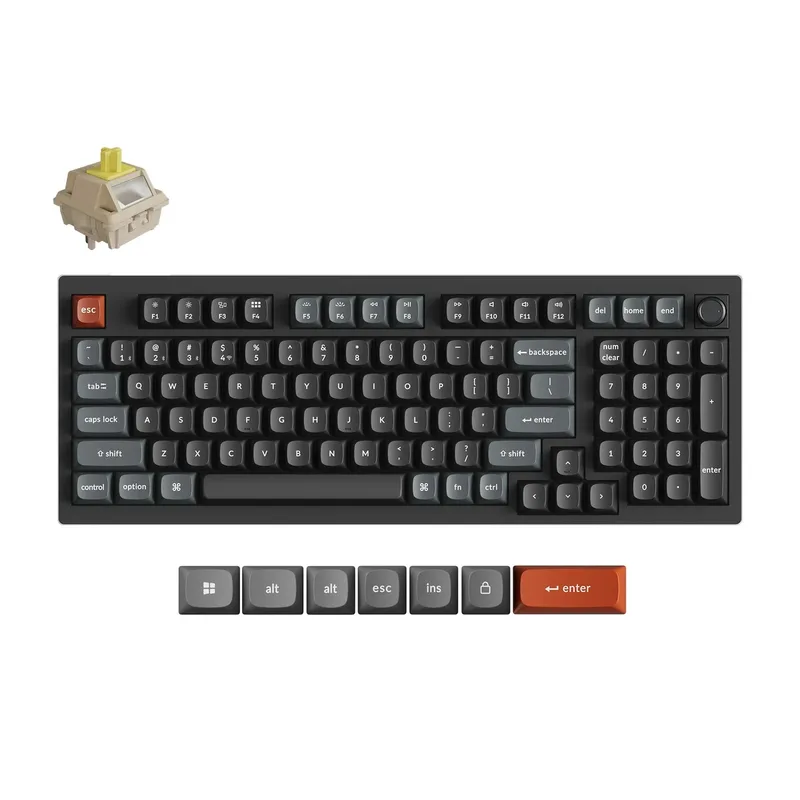 V5 Ultra 8K 96% Wireless Hot-Swap RGB - Toetsenbord by Keychron – cover