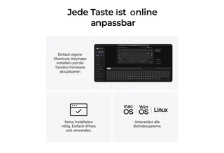 V6 Ultra 8K Swappable RGB Backlight Red Switch - Black - Tastatur by Keychron, Black, DE – cover 5 of 5