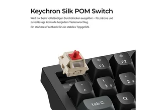 V6 Ultra 8K Swappable RGB Backlight Red Switch - Black - Tastatur by Keychron, Black, DE – cover 2 of 5